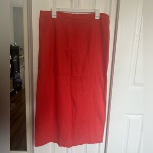 Erica Brooke Red Orangy Women's Skirt. Size XL